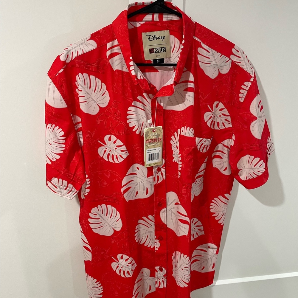 RSVLTS LILO & STITCH “HE MELE NO LILO” KUNUFLEX Short Sleeve Shirt XL